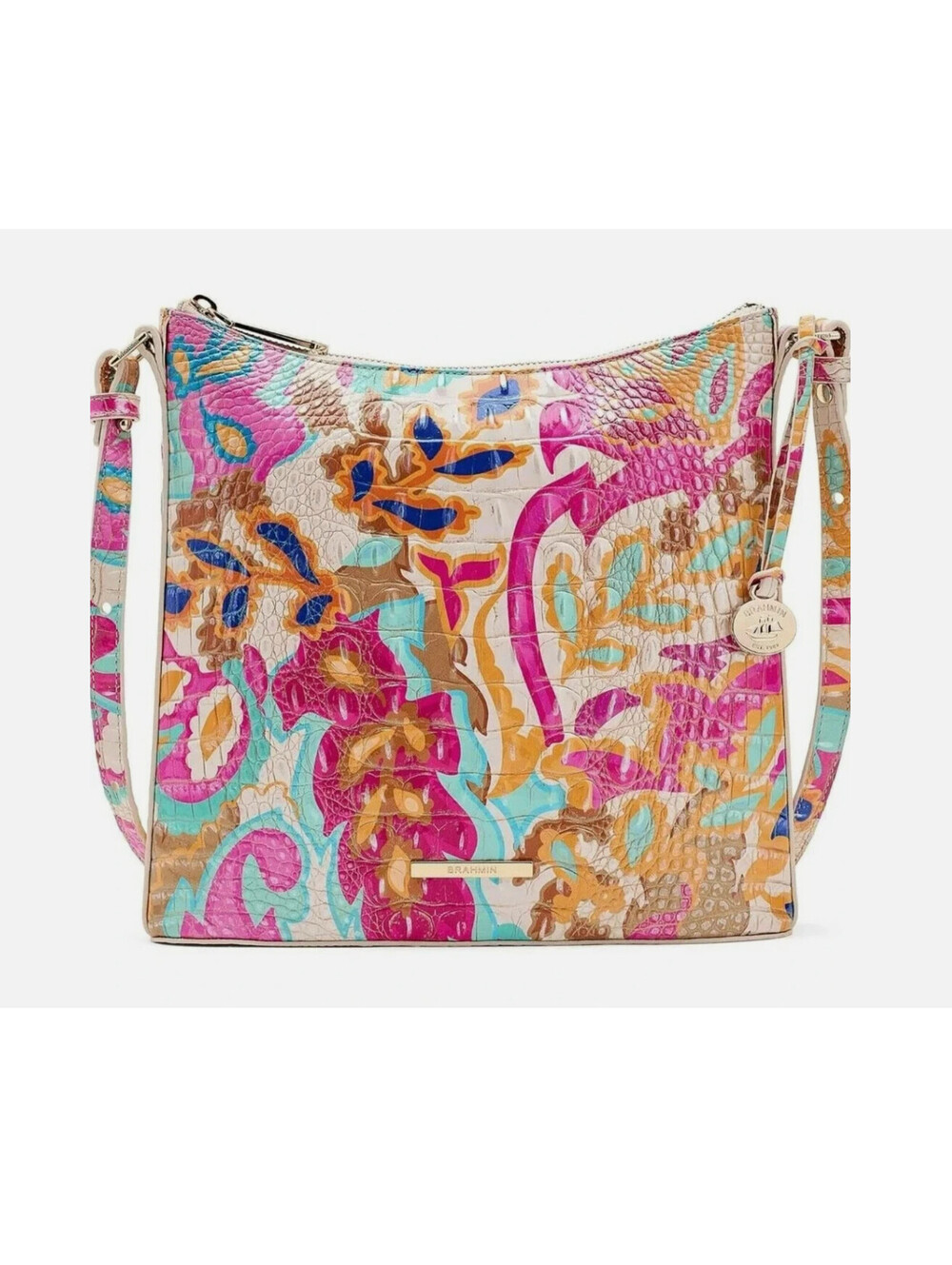 Brahmin Katie Wanderlight Melbourne Genuine Leather Shoulder Bag